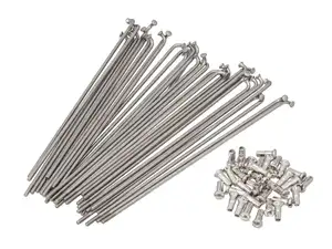 GPO spoke set incl. nipple (2.9 x 178 mm) front wheel Inox | Piaggio Ciao, Bravo, Boxer GPO spoke set incl. nipple (2.9 x 178 mm) front wheel Inox | Piaggio Ciao, Bravo, Boxer