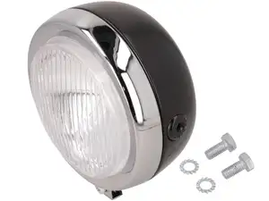 GUIA spotlight round Ø 13 cm chrome / black GUIA spotlight round Ø 13 cm chrome / black