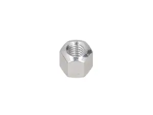 Nut M6 medium-high, rounded on one side, galvanized (10 strength) Nut M6 medium-high, rounded on one side, galvanized (10 strength)