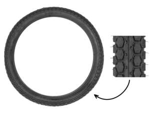 Continental 2.25 x 17" tires KKS Continental 2.25 x 17" tires KKS