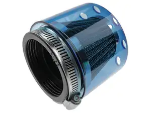 GPO air filter grille with splash cap blue SHA carburetor (Ø=60mm) GPO air filter grille with splash cap blue SHA carburetor (Ø=60mm)