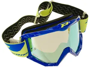 ProGrip goggles MX 3201 Raceline blue mirrored ProGrip goggles MX 3201 Raceline blue mirrored