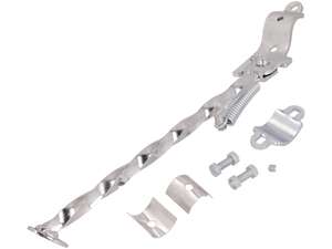 Side stand rotated left round mounting 31 cm chrome Side stand rotated left round mounting 31 cm chrome