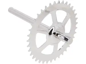 GPO pedal axle 37 teeth chrome | Puch X30 NG-2AH, Maxi GPO pedal axle 37 teeth chrome | Puch X30 NG-2AH, Maxi