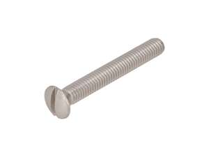 Screw M6x45 lens head slotted stainless steel Screw M6x45 lens head slotted stainless steel