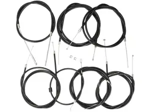 BGM cable set "Original" black | Vespa PX, P BGM cable set "Original" black | Vespa PX, P