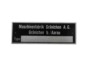 Nameplate | Tigra Caravelle (Gränichen) Nameplate | Tigra Caravelle (Gränichen)