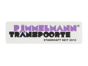 Sticker "P. IMMELMANN TRANSPOORTE" 85 x 25 mm Sticker "P. IMMELMANN TRANSPOORTE" 85 x 25 mm