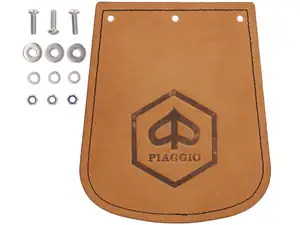 66HEROES Splash guard "Piaggio" wide leather 66HEROES Splash guard "Piaggio" wide leather
