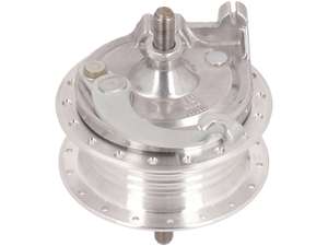 LELEU wheel hub spoke wheel front 36 holes with anchor plate & axle | Puch LELEU wheel hub spoke wheel front 36 holes with anchor plate & axle | Puch