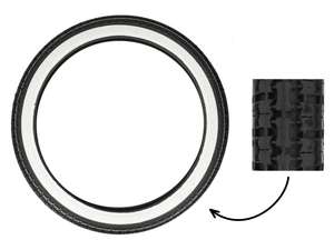 KENDA 2.25 x 17" tires K252 Allround whitewall KENDA 2.25 x 17" tires K252 Allround whitewall