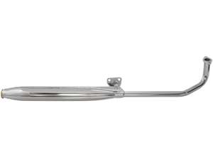 Exhaust 25 mm straight outlet chrome | Tomos Exhaust 25 mm straight outlet chrome | Tomos